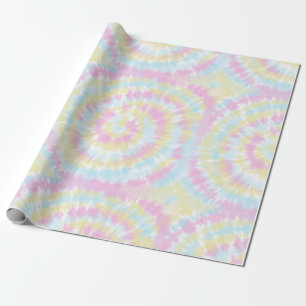 Rainbow Pastel Tie Dye Cadeaupapier