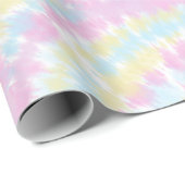 Rainbow Pastel Tie Dye Cadeaupapier (Rol Hoek)