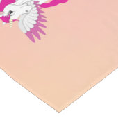 Rainbow Pastel Unicorn Lange Tafelloper (Hoek)