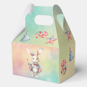 Rainbow Pastel w Dieren 2e Verjaardag Bedankdoosjes (Achterkant)