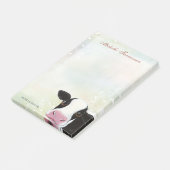 Rainbow Pastel zwart & witte kabeljauw, speciaal g Post-it® Notes (Schuin)