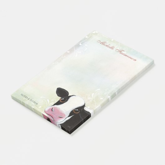 Rainbow Pastel zwart & witte kabeljauw, speciaal g Post-it® Notes (Schuin)