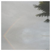 Rainbow Pattered Craft Fabric Stof (Close Up)