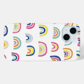 Rainbow pattern Case-Mate iPhone case (Achterkant (horizontaal))