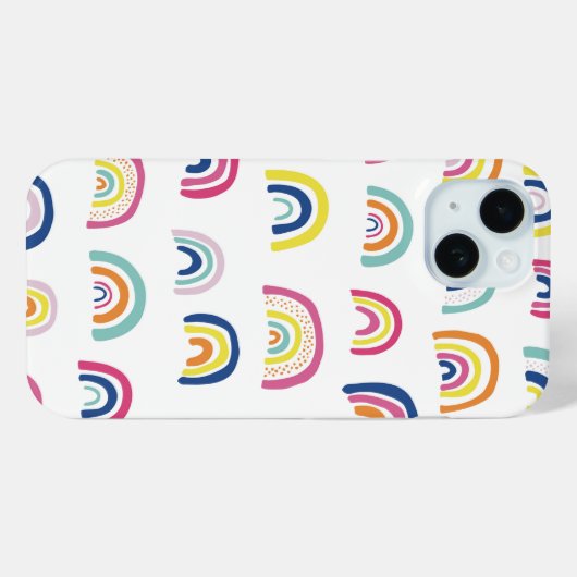 Rainbow pattern Case-Mate iPhone case (Achterkant (horizontaal))