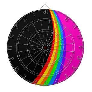 RAINBOW PATTERN DARTBORD