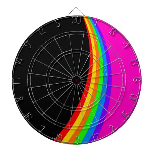 RAINBOW PATTERN DARTBORD (Voorkant)