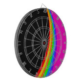 RAINBOW PATTERN DARTBORD (Voorkant Links)
