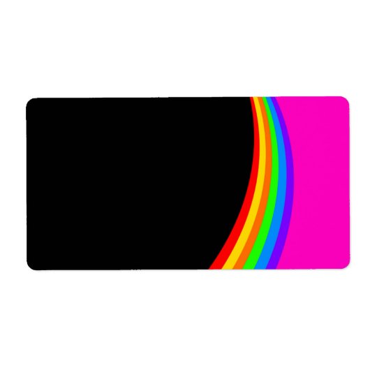 RAINBOW PATTERN ETIKET (Voorkant)