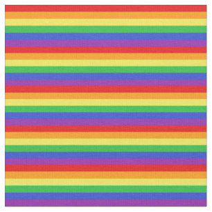 Rainbow Pattern Fabric Stof