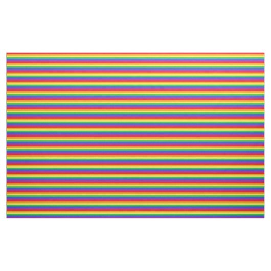 Rainbow Pattern Fabric Stof (Fat Quarter)