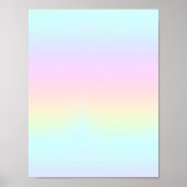 Rainbow Pattern Instant Download Poster (Voorkant)