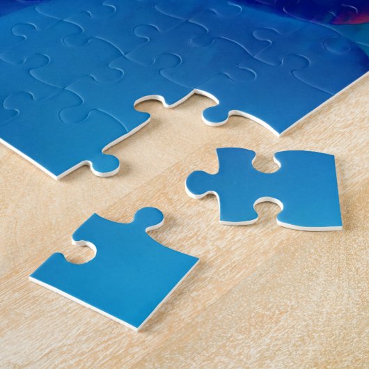 Rainbow Pattern Jigzaag Puzzle Complex Jigzaag Legpuzzel (Zijkant)