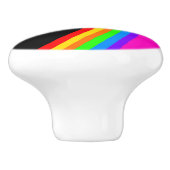 RAINBOW PATTERN KERAMISCHE KNOP (Zijkant)