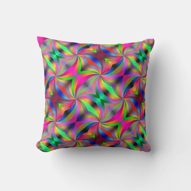 Rainbow Pattern Modern Kussen (Voorkant)