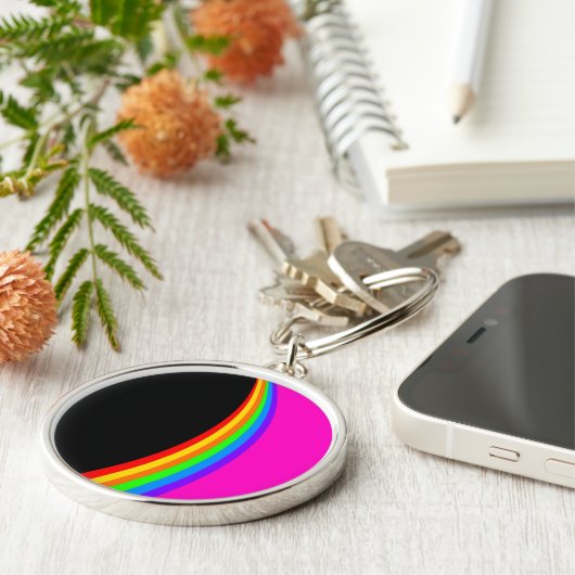 RAINBOW PATTERN SLEUTELHANGER (Zijkant)