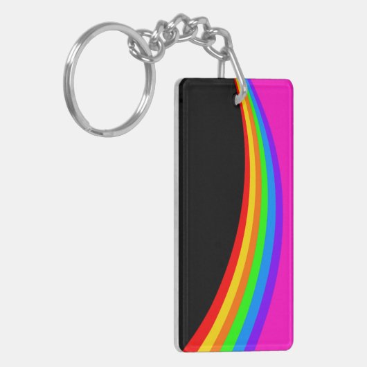 RAINBOW PATTERN SLEUTELHANGER (Voorkant Links)