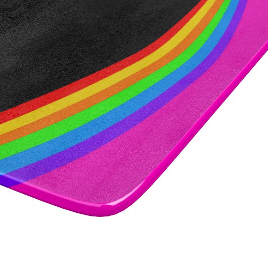 RAINBOW PATTERN SNIJPLANK (Hoek)