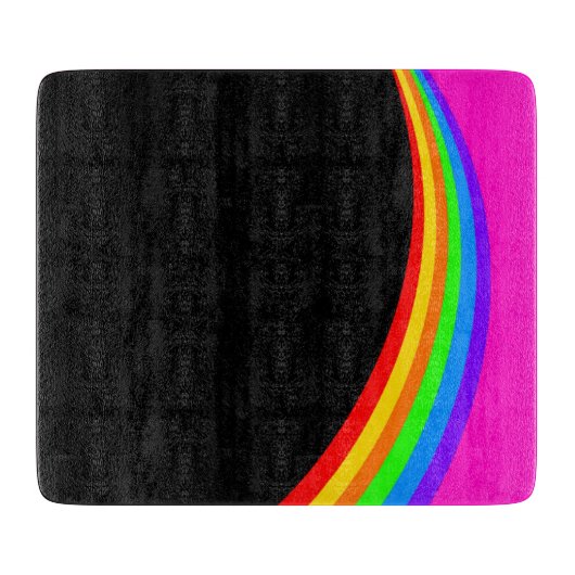 RAINBOW PATTERN SNIJPLANK (Voorkant)