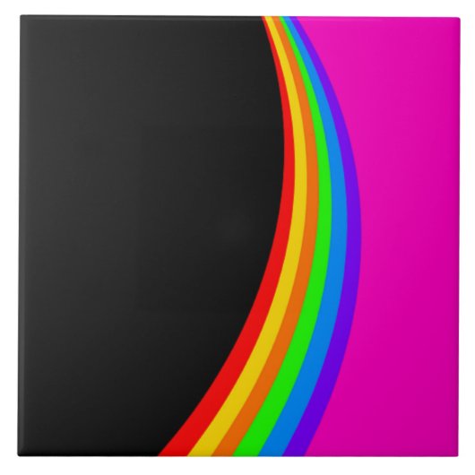RAINBOW PATTERN TEGELTJE (Voorkant)