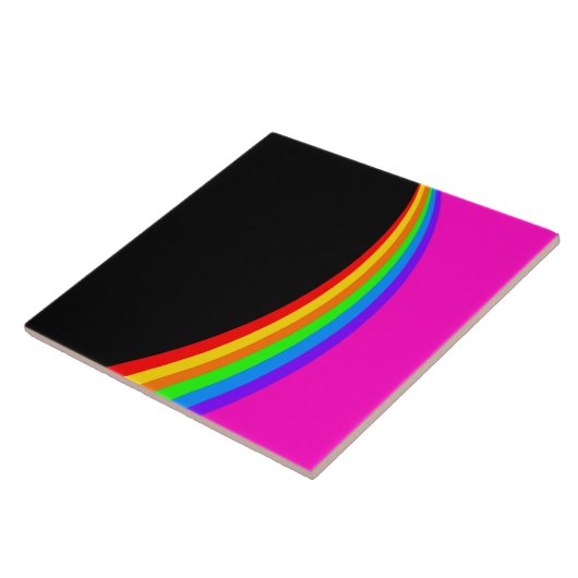 RAINBOW PATTERN TEGELTJE (Zijkant)