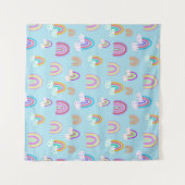 Rainbow pattern wandkleed (Voorkant (horizontaal))