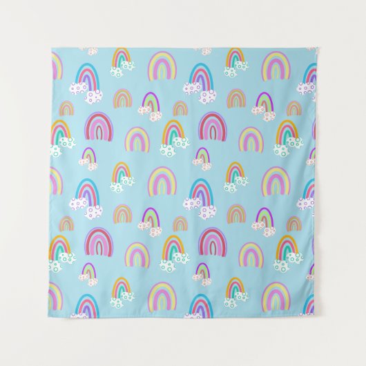 Rainbow pattern wandkleed (Voorkant)