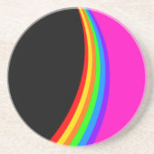 RAINBOW PATTERN ZANDSTEEN ONDERZETTER (Voorkant)