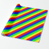 Rainbow Patterned Cadeaupapier (Uitgerold)