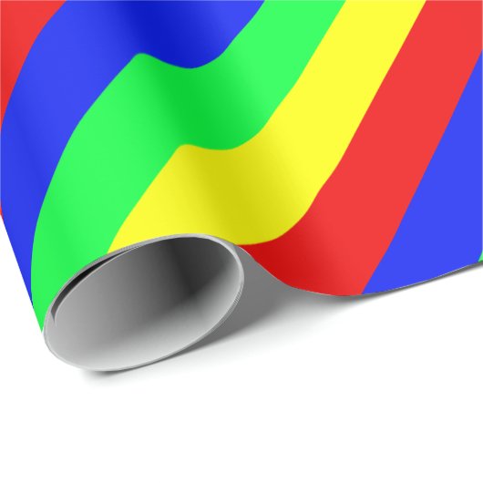 Rainbow Patterned Cadeaupapier (Rol Hoek)