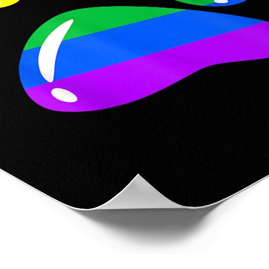 Rainbow Paw Print Dog Paw LGBT Pride LGBT Support (Hoek)