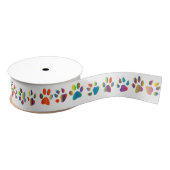 Rainbow Paws Ribbon Grosgrain Lint (Spoel)