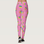 Rainbow Peace and Love Leggings (Achterkant)