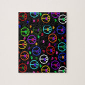 Rainbow Peace Hearts Legpuzzel (Verticaal)