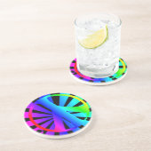 Rainbow Peace Onderzetter (Zijkant)