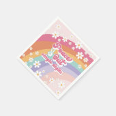 Rainbow Peace Out Single Digits 10e verjaardag Servet (Hoek)