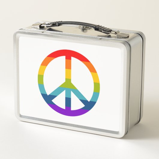 Rainbow Peace Sign (Achterkant)
