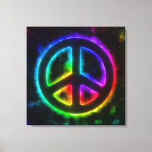 Rainbow Peace Sign