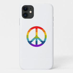 Rainbow Peace Sign Case-Mate iPhone Case