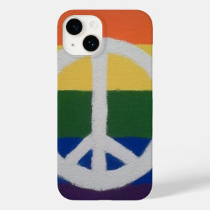 Rainbow Peace Sign-Hoesje voor Apple of Samsung Case-Mate iPhone Case