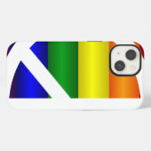 Rainbow Peace Sign iPhone Hoesje (Achterkant horizontaal)