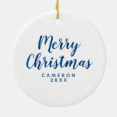 Rainbow Peace Sign Keramisch Ornament (Achterkant)