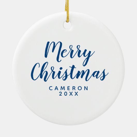 Rainbow Peace Sign Keramisch Ornament (Achterkant)