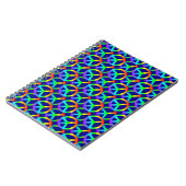 Rainbow Peace Sign Patroon Notitieboek (Linkerzijde)