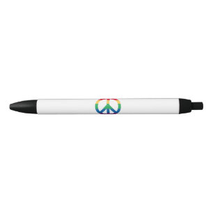 Rainbow Peace Sign Pen
