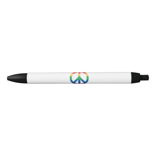 Rainbow Peace Sign Pen (Voorkant)