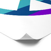 Rainbow Peace Sign Poster (Hoek)