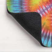 Rainbow Peace Sign Tie Dye Muismat (Hoek)