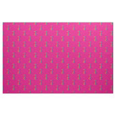 Rainbow Peace Signaleert roze Stof (Fat Quarter)