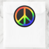 Rainbow Peace Sticker (Tas)
